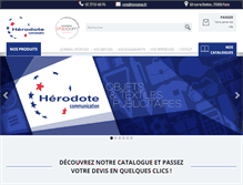 Tablet Screenshot of herodote.fr